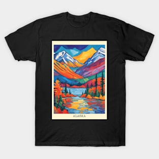 fauvism art of Alaska usa T-Shirt